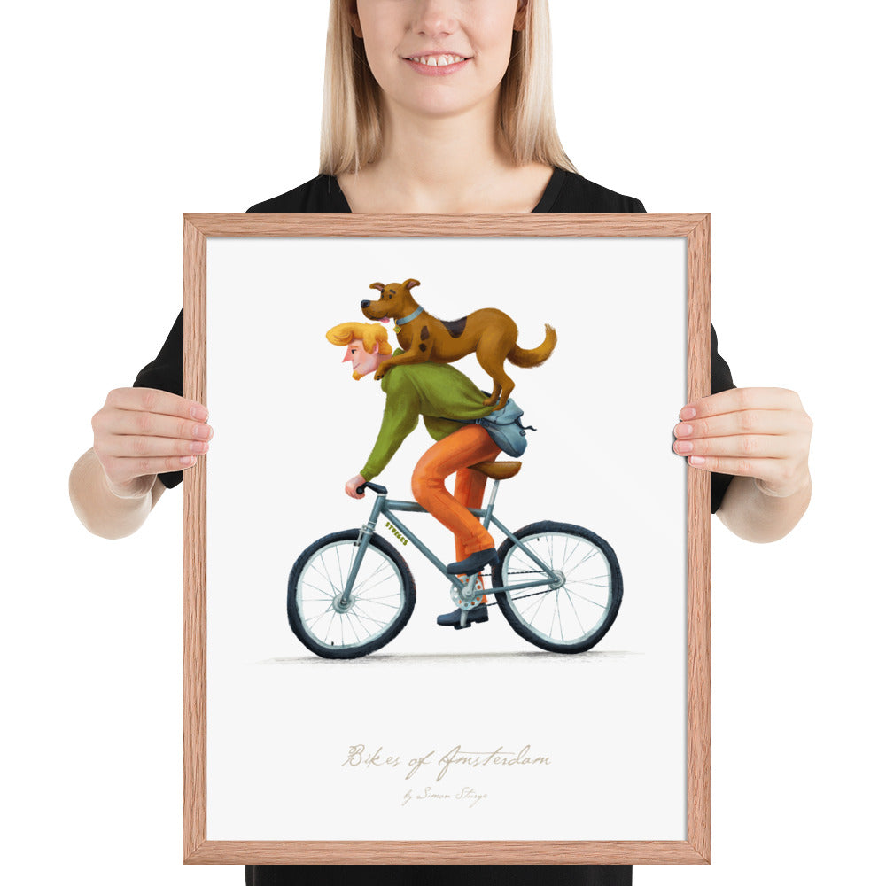 Scooby Dooby Framed Art Print