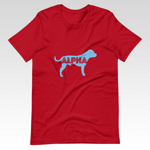 American Bulldog Alpha text t-shirt