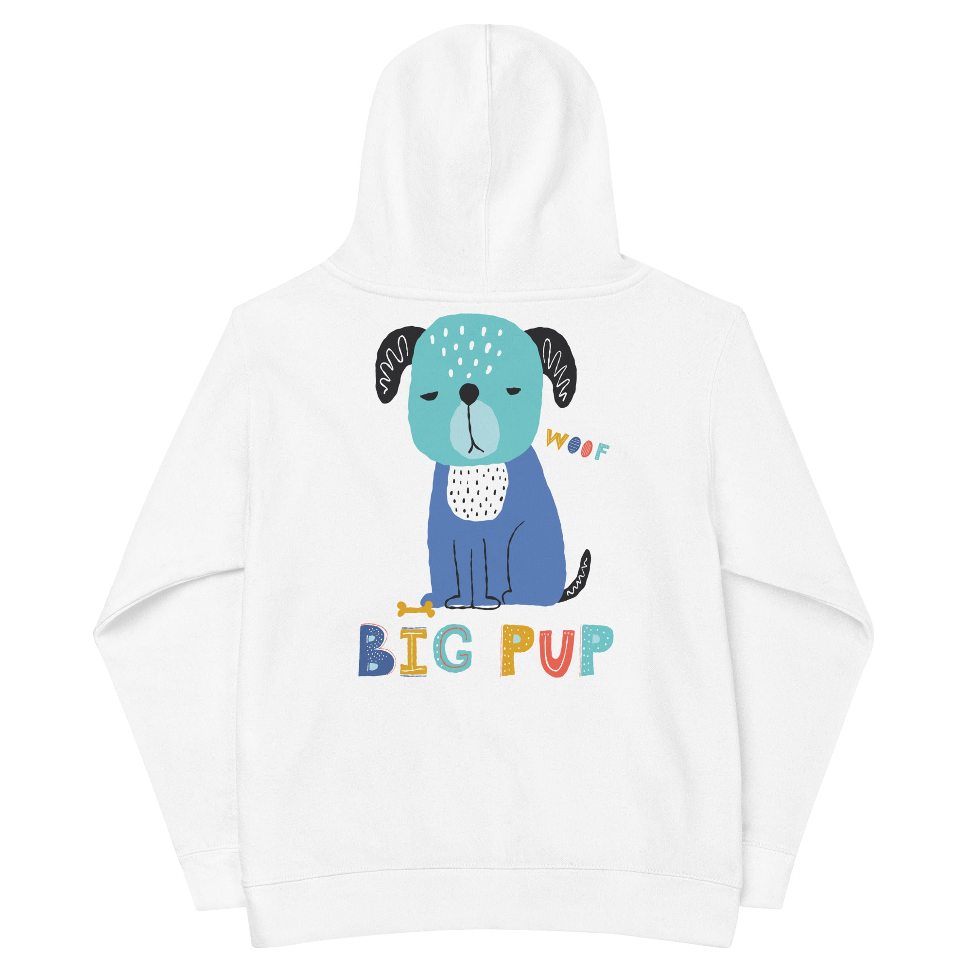 Big Pup design Kids fleece hoodie