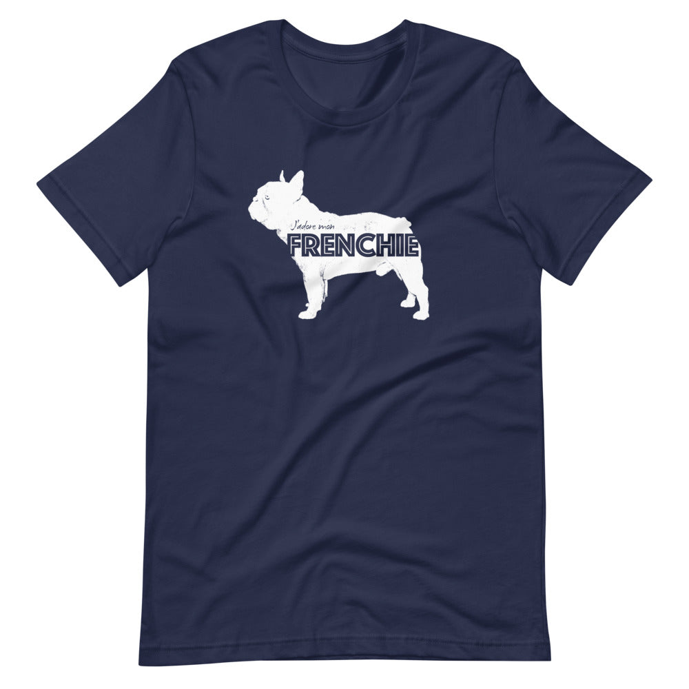 French Bulldog in white - Unisex T-Shirt