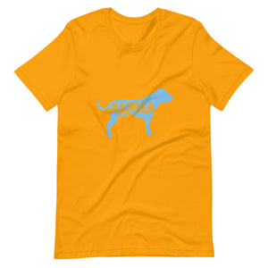 American Bulldog Alpha text t-shirt