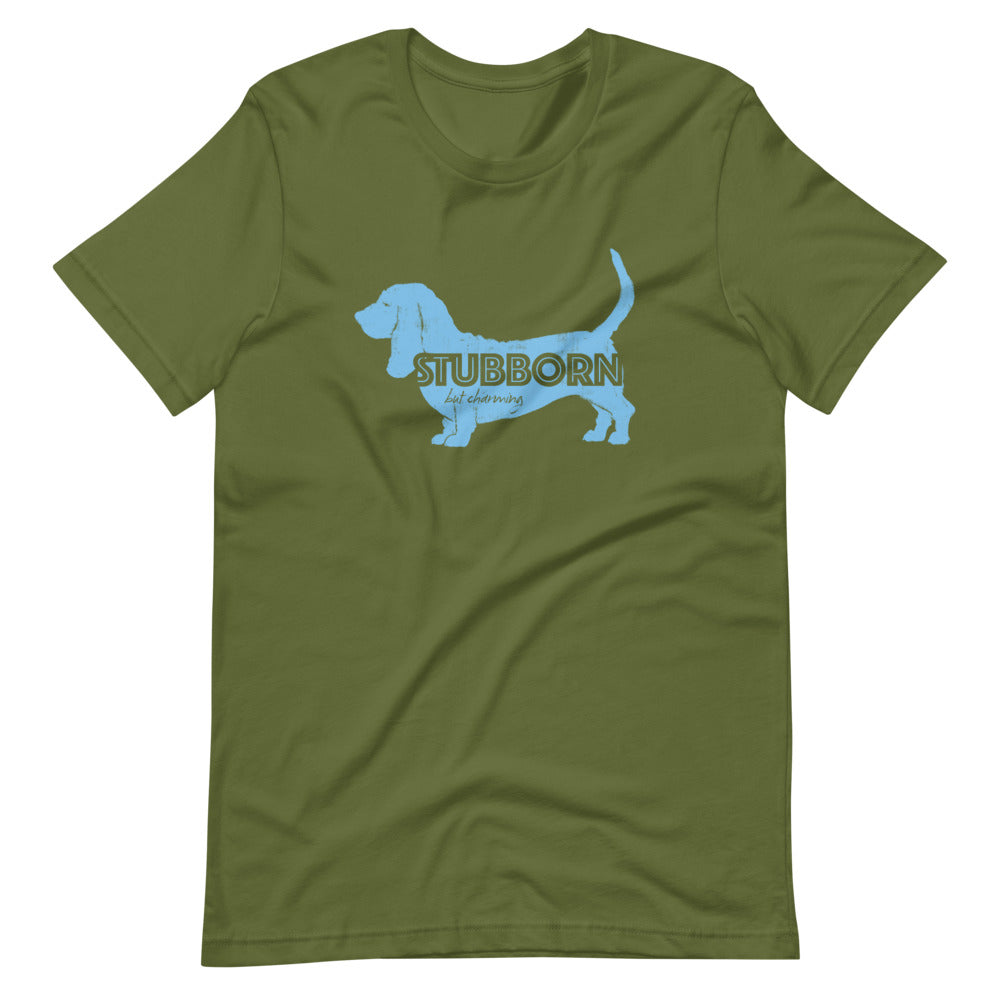Stubborn Basset Hound - Unisex T-Shirt