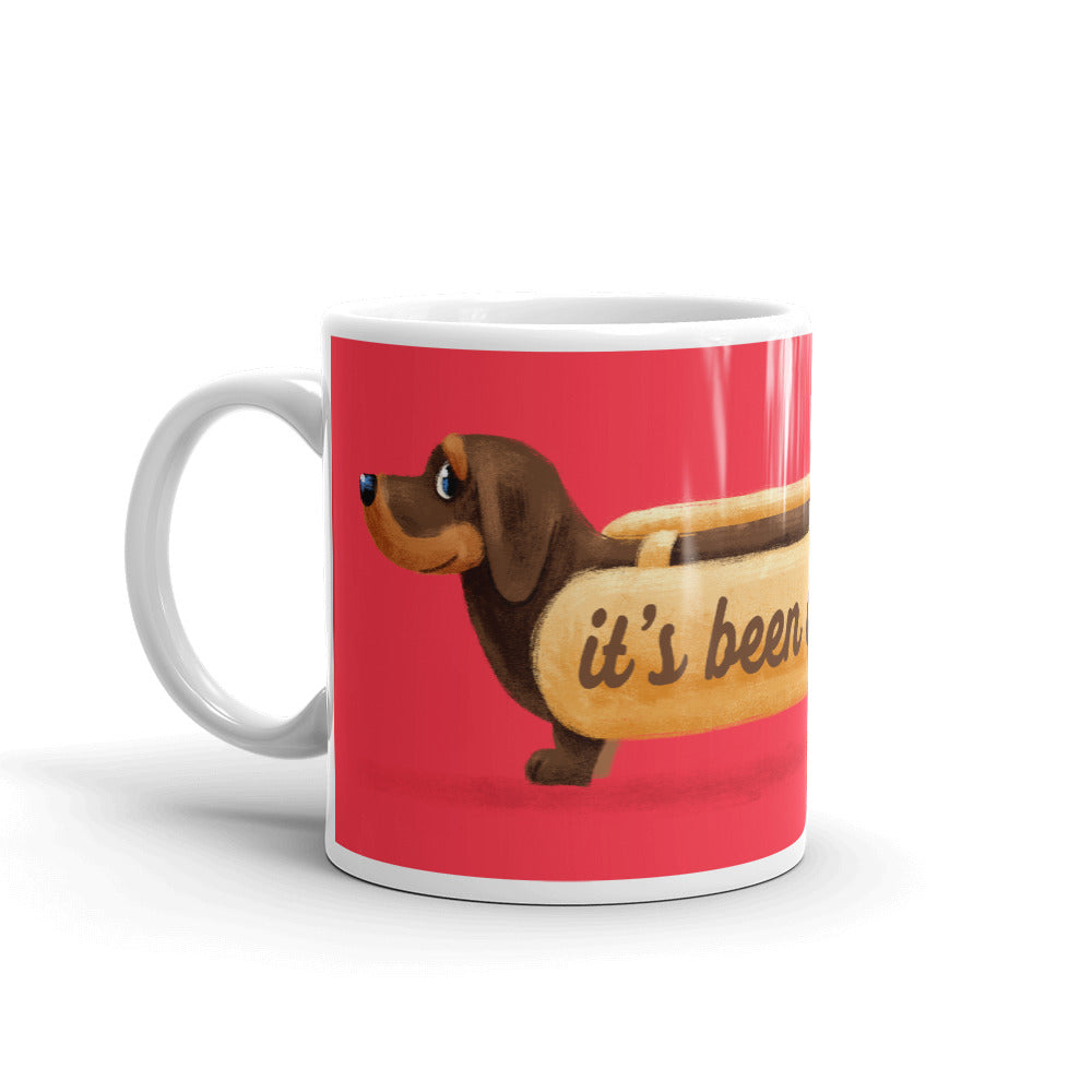 Dachshund (it's been a long day) Hot Dog Mug