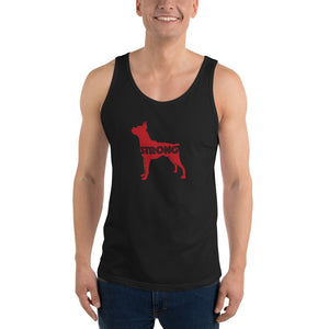 Strong Boxer in red - Unisex Tank Top