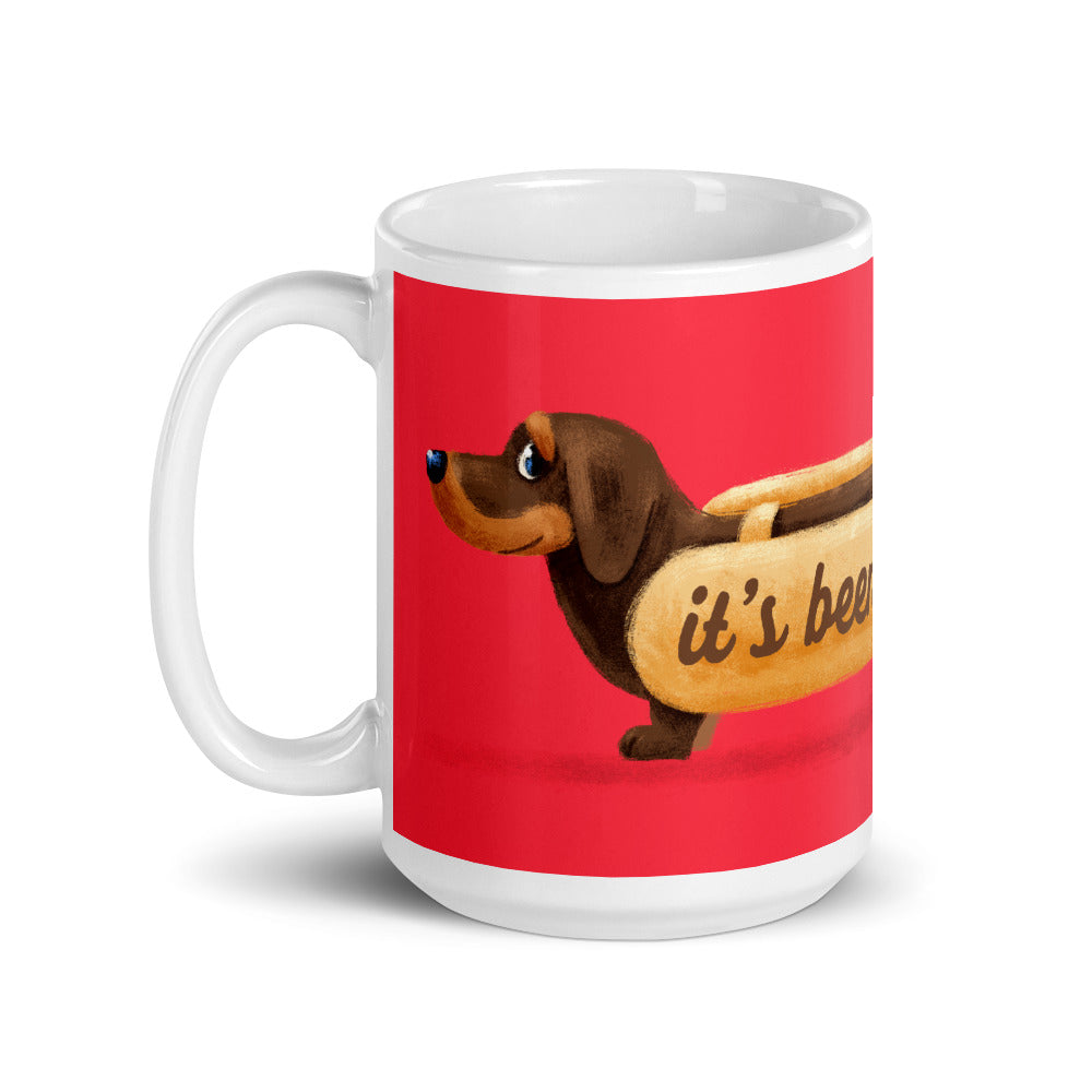 Dachshund (it's been a long day) Hot Dog Mug