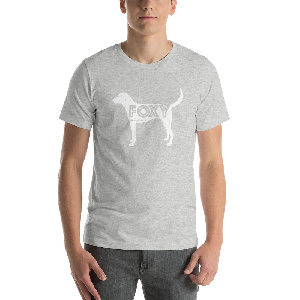 Fabulous Fox Hound in white - Unisex T-Shirt