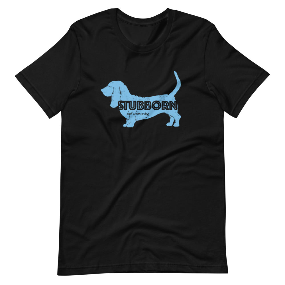 Stubborn Basset Hound - Unisex T-Shirt