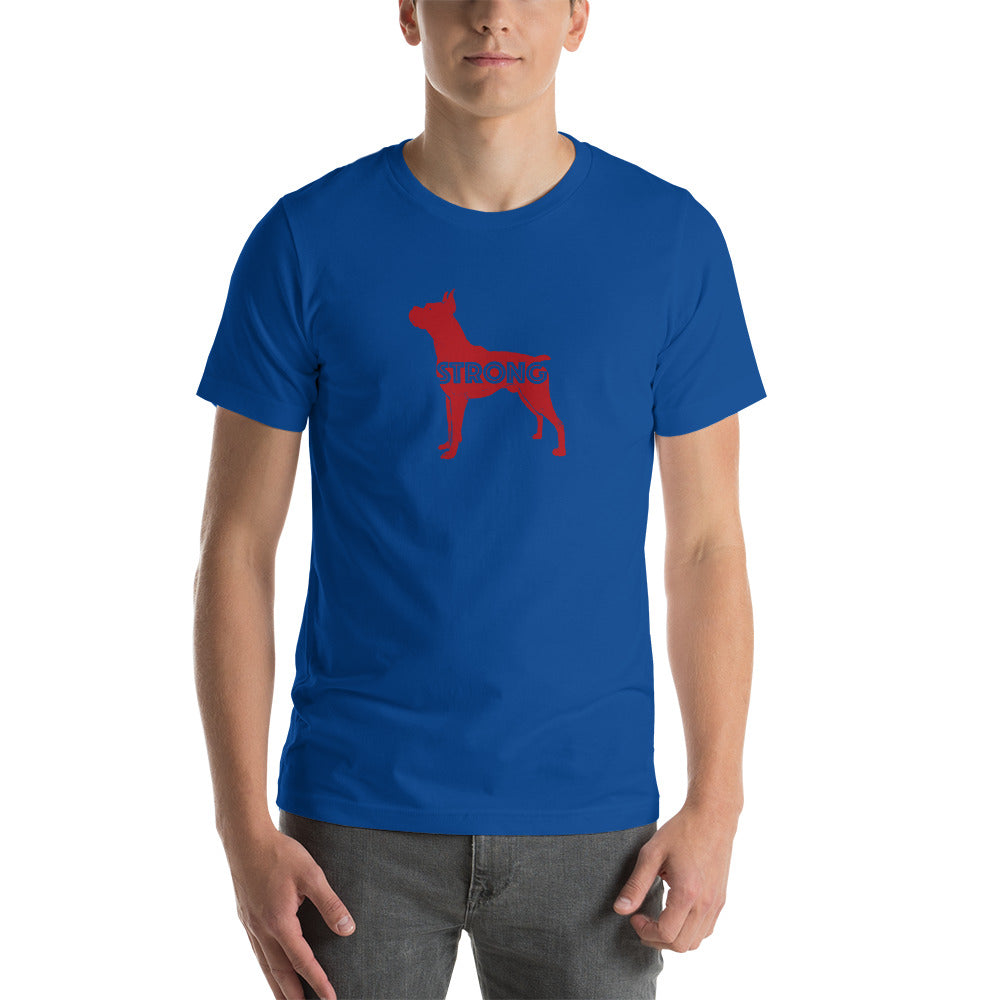 Strong Boxer in red - Unisex T-Shirt