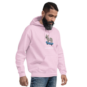 This is how I roll - skateboard Frenchie design Unisex Hoodie